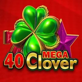 Logo of 40 Mega Clover from Amusnet Interactive at Vanguards Casino