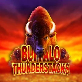 Buffalo Thunderstacks slot visual from Amatic Industries available on vanguard-casinos.es
