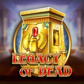 Legacy of Dead slot logo by Play'n GO at Vanguards CasinoLegacy of Dead